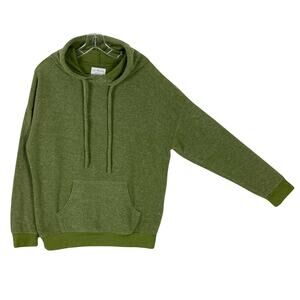 Nwot SOFT SERVE Hoodie Women M Olive-Green Original Cloud Cotton Long-Sleeve